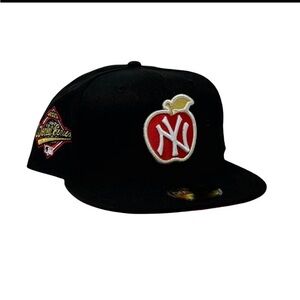 Black NY Logo Baseball Cap